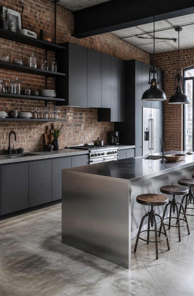 Industrial Minimalist Kitchen