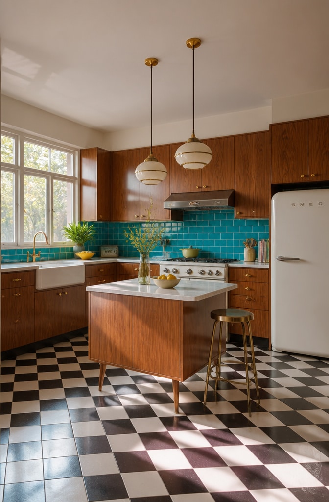 Mid-Century Modern Kitchen Charm