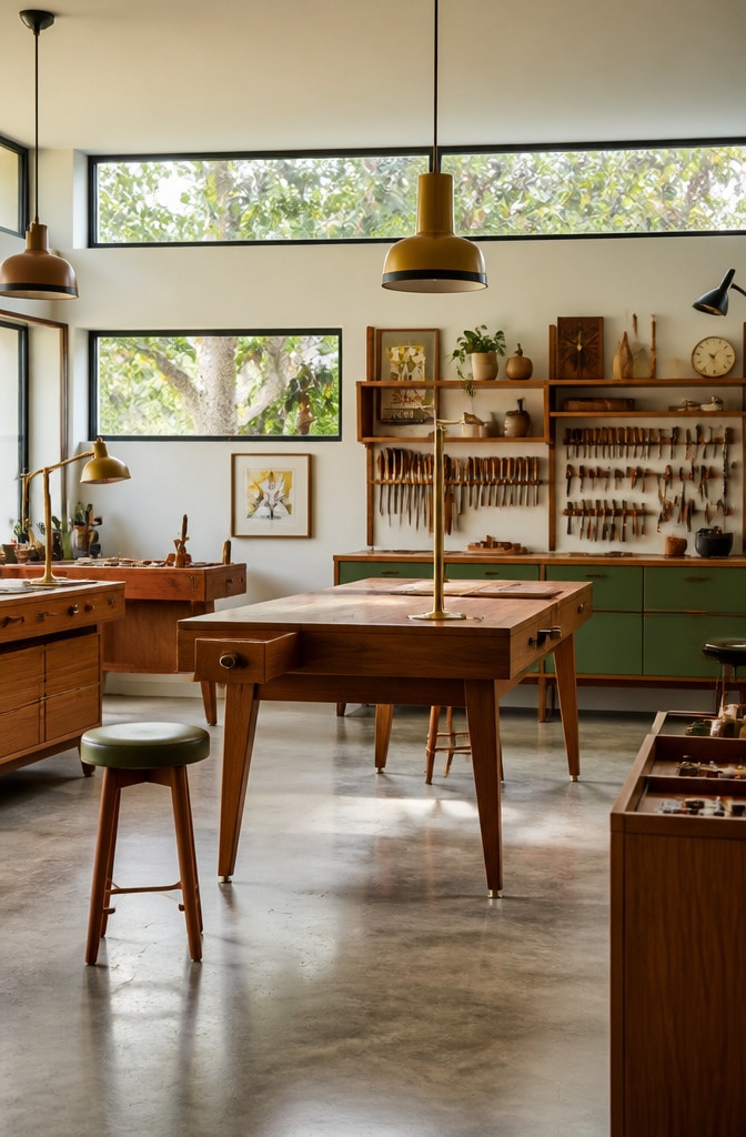Mid-Century Modern Workshop Studio