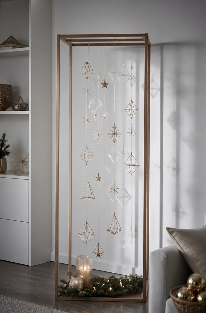 Modern Geometric Ornament Mobile