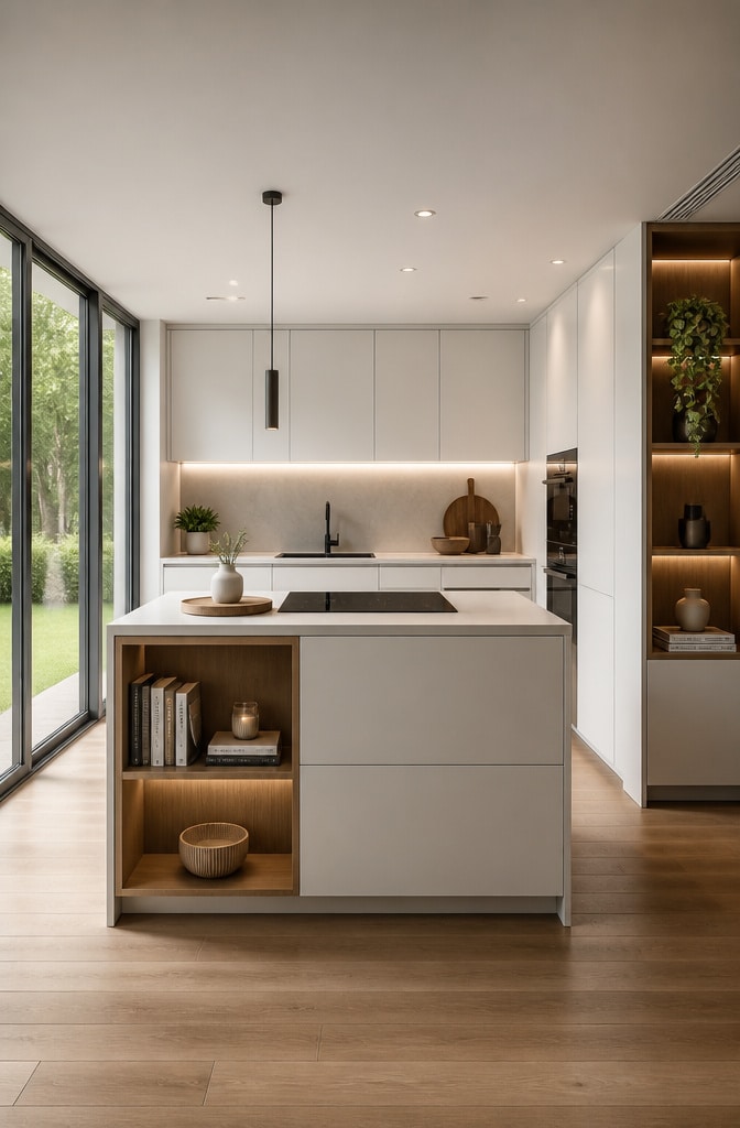 Modern Minimalist Cozy Kitchen