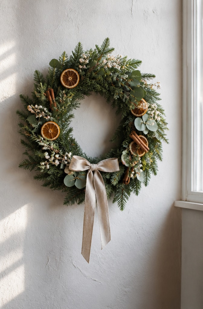 Nordic-Inspired Natural Wreath