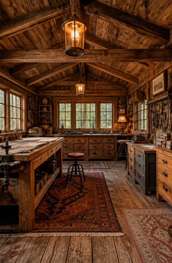 Rustic Cabin Workshop Studio