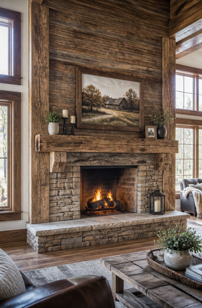 13 Cozy Farmhouse Fireplace Ideas to Warm Your Home This Season