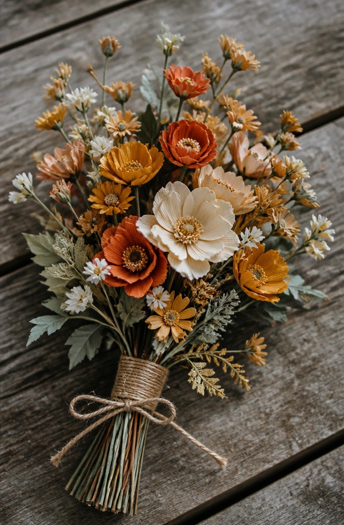 Rustic Wildflower Paper Flower Mix
