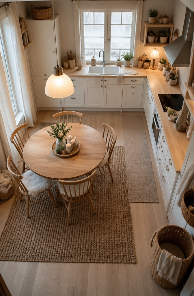 Scandinavian Hygge Cozy Kitchen