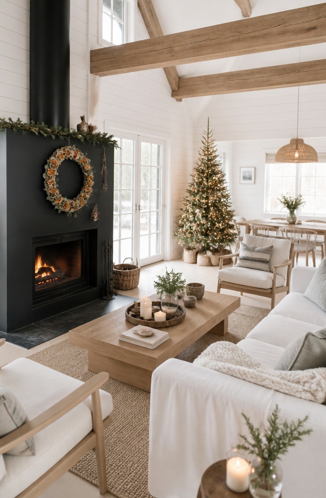 Scandinavian Minimalist Cottage Christmas