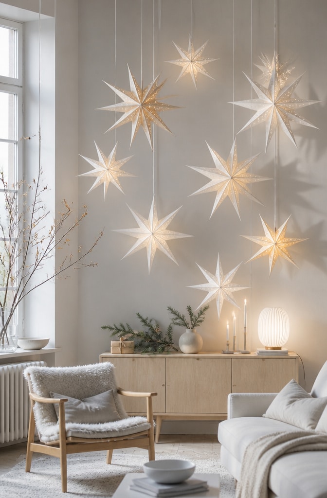 Scandinavian Paper Star Lanterns