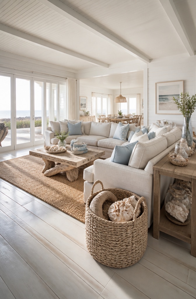 13 Stunning Modern Coastal Living Rooms That Bring the Beach Home