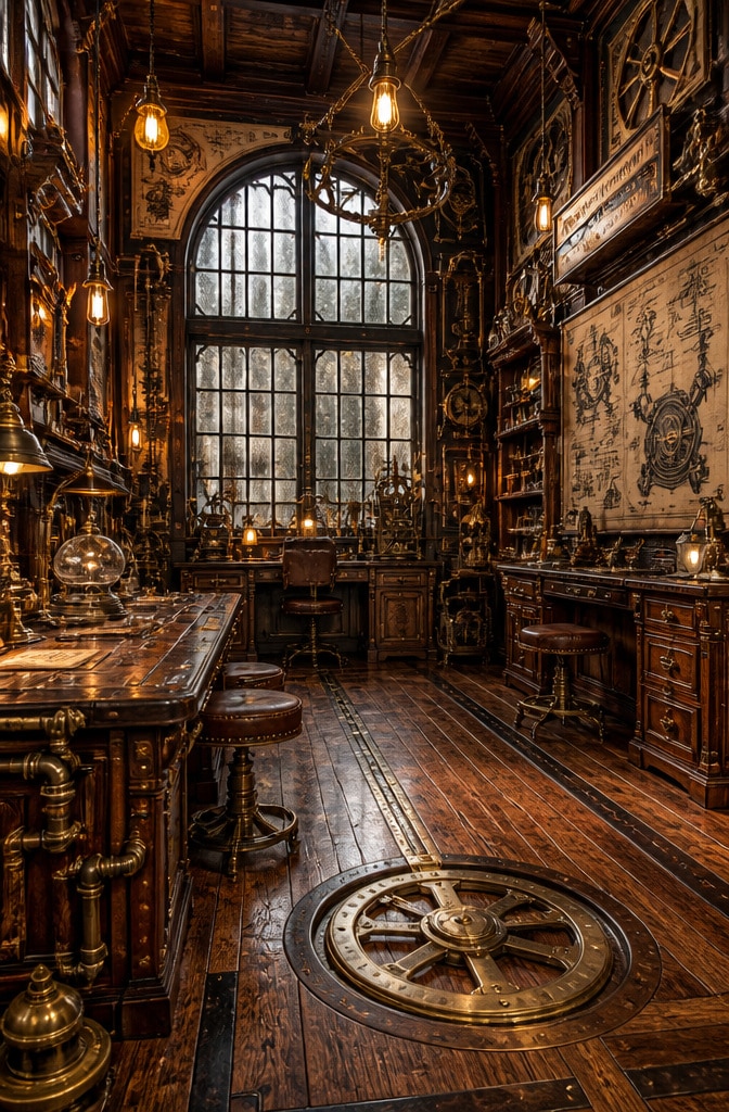 Steampunk Inspired Workshop Studio