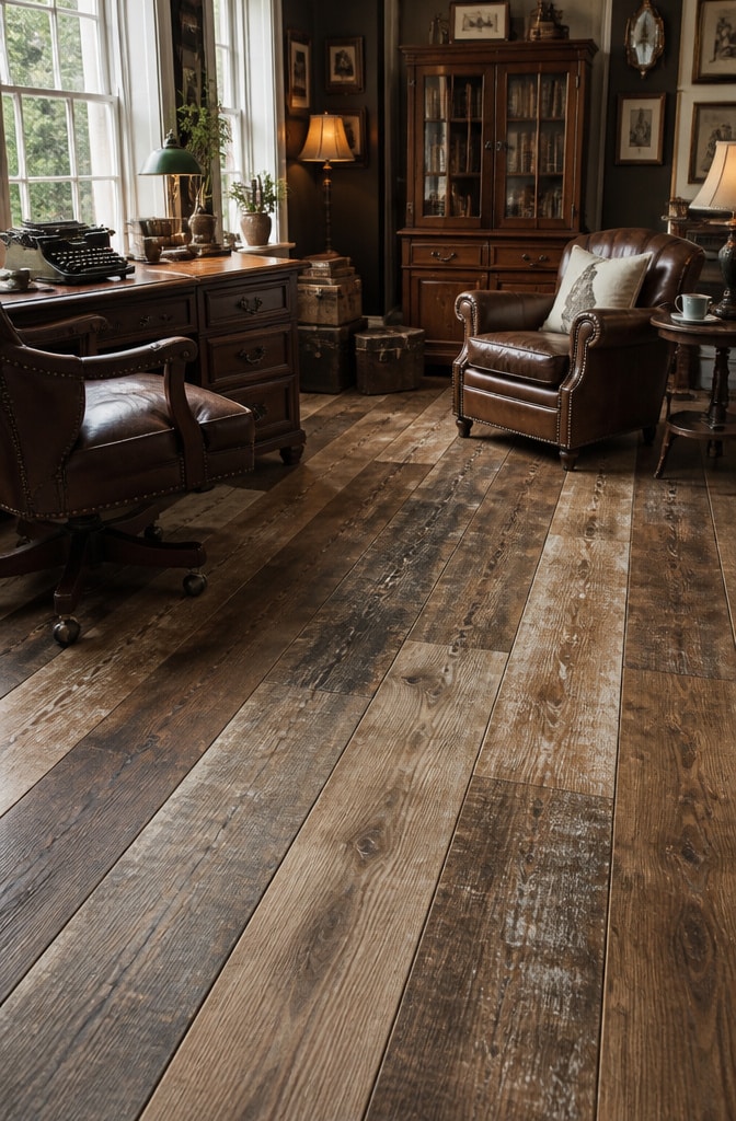 Vintage Reclaimed Wood Ultra Wide Plank Flooring